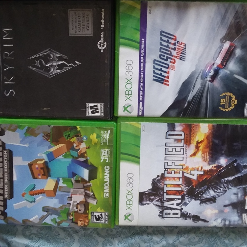 4 Xbox 360 game's